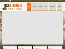 Tablet Screenshot of jrjoneselectric.com